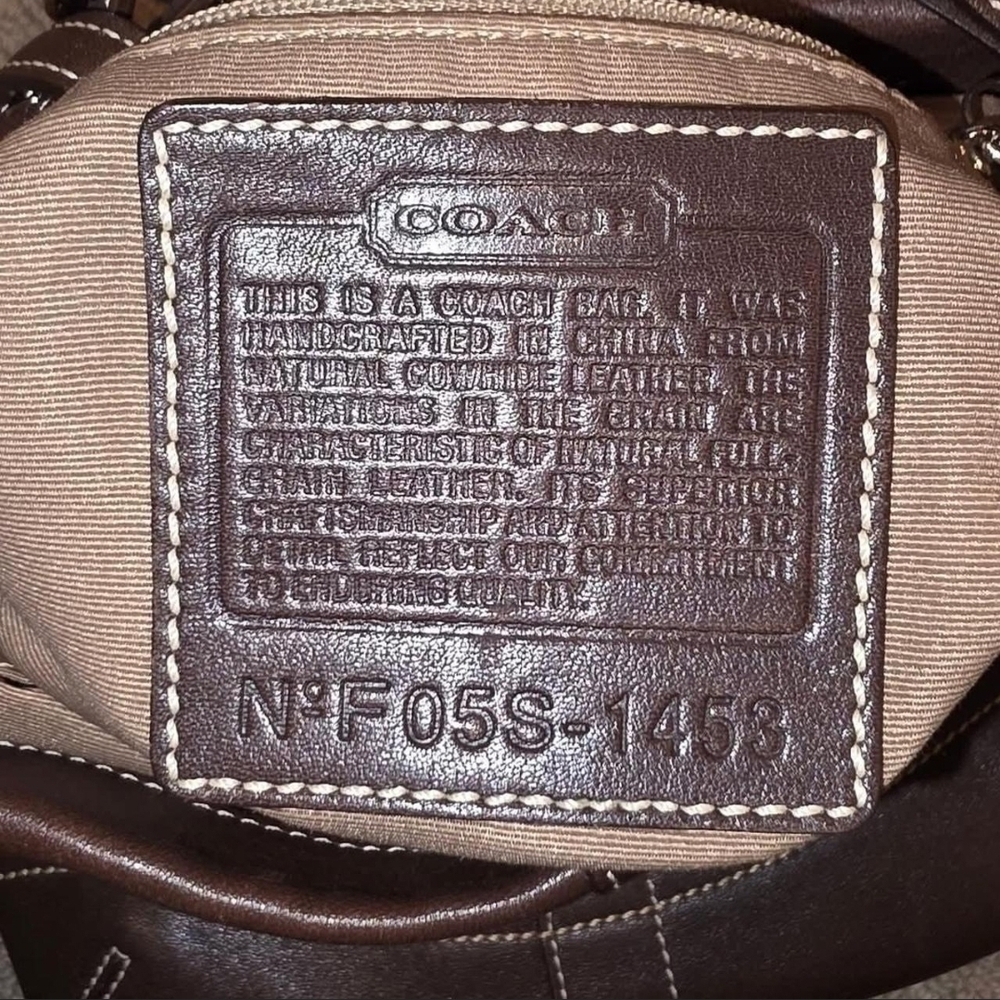 Vintage Coach Soho Slim Shoulder Hobo w/ Twilly - Picture 2 of 9